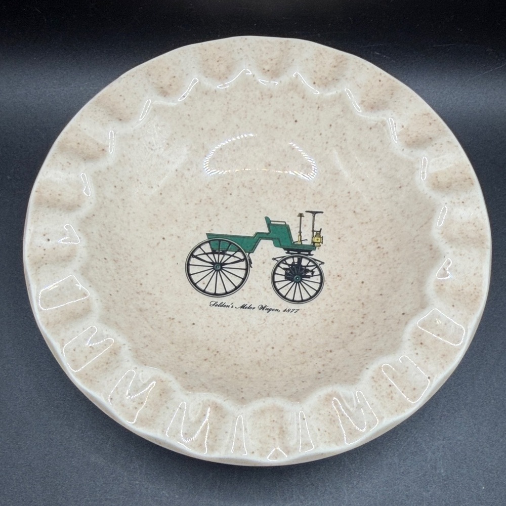 Royal China Selden's Motor Wagon Vintage Ceramic Trinket Dish Ashtray Decor